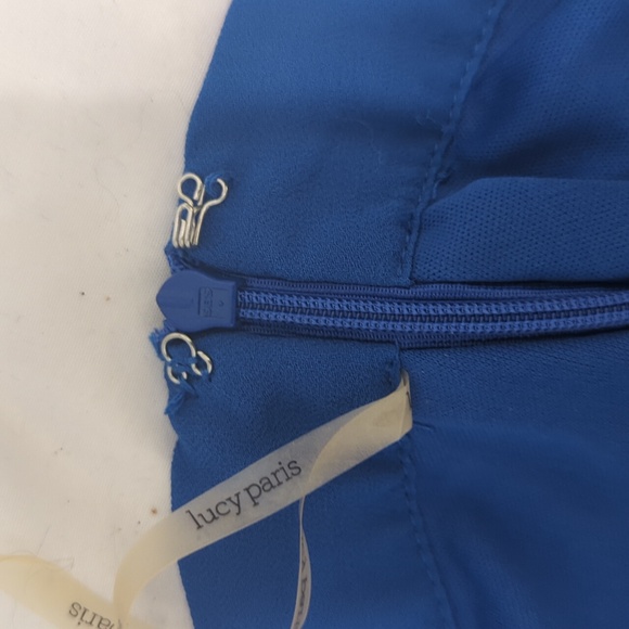 Lucy Paris Blue Flowy Maxi Skirt - Picture 4 of 7